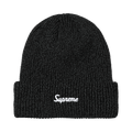 Supreme Loose Gauge Beanie 'Black Reflective'