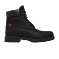 Supreme x Timberland 6 Inch Premium Waterproof Boot Embossed Diamond Plate Black