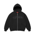 Supreme Arc Thermal Lined Zip Up Hooded Sweatshirt 'Black'