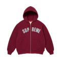 Supreme Arc Thermal Lined Zip Up Hooded Sweatshirt 'Cardinal'