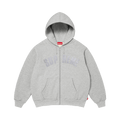 Supreme Arc Thermal Lined Zip Up Hooded Sweatshirt 'Heather Grey'