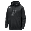 San Antonio Spurs Club Men's Nike NBA Pullover Hoodie Black