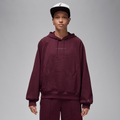 Jordan Sport Women's Graphic Fleece Hoodie Night Maroon/Stealth