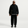 Nike Solo Swoosh Men's Pullover Hoodie Black/Black/White