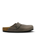 Birkenstock Boston Soft Footbed Oiled Leather Iron Grey